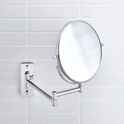 Duravit D-Code Magnifying Cosmetic Mirror -Vanity Unit Bathroom Suites 0099121000 d1
