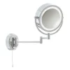 Searchlight Lighting Searchlight IP44 Illuminated Chrome Bathroom Mirror With Adjustable Arm 1 Searchlight Lighting Searchlight IP44 Illuminated Chrome Bathroom Mirror With Adjustable Arm -Vanity Unit Bathroom Suites 11824 l