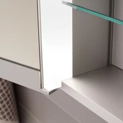 Keuco Royal Match 800mm Semi-Recessed LED Illuminated Mirror Cabinet -Vanity Unit Bathroom Suites 12801171331 d5 2