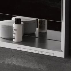 Keuco Royal Lumos 1000mm Semi-Recessed LED Illuminated Mirror Cabinet -Vanity Unit Bathroom Suites 14301171131 d3 7