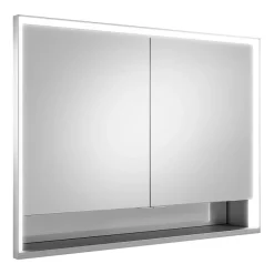 Keuco Royal Lumos 1000mm Semi-Recessed LED Illuminated Mirror Cabinet -Vanity Unit Bathroom Suites 14314171331 l