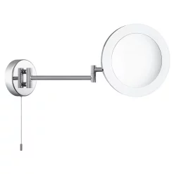 Searchlight Lighting Searchlight IP44 Chrome Illuminated Adjustable Bathroom Mirror