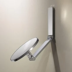 Keuco ILook Move Round Non-Illuminated Cosmetic Mirror - Chrome -Vanity Unit Bathroom Suites 17612010000 d3