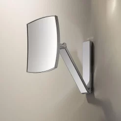 Keuco ILook Move Square Non-Illuminated Cosmetic Mirror - Chrome -Vanity Unit Bathroom Suites 17613010000 d1