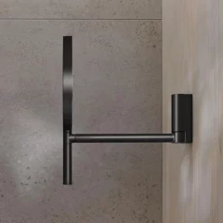 Keuco Plan Wall Mounted Cosmetic Mirror - Black -Vanity Unit Bathroom Suites 17649370002 d2