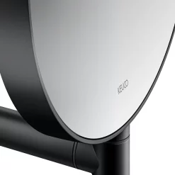 Keuco Plan Wall Mounted Cosmetic Mirror - Black -Vanity Unit Bathroom Suites 17649370002 d3