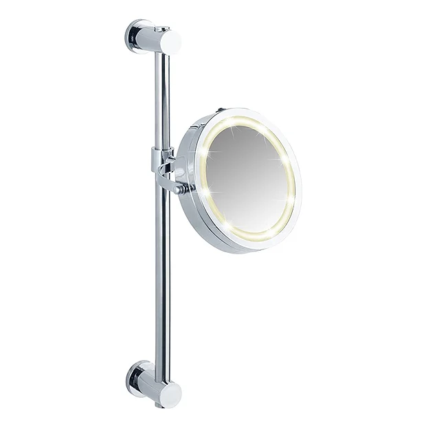 Wenko Power-Loc LED Carpi 5x Magnification Wall Mounted Mirror 4 Wenko Power-Loc LED Carpi 5x Magnification Wall Mounted Mirror - Image 2
