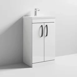 Klyn Bathroom 2 X Brooklyn Matt Black Additional Bar Handles - L210mm (196mm Centres) 9 Klyn Bathroom 2 X Brooklyn Matt Black Additional Bar Handles - L210mm (196mm Centres) -Vanity Unit Bathroom Suites 2xh190 d2
