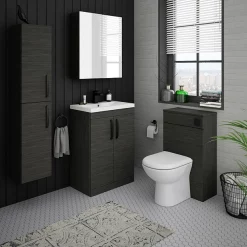 Klyn Bathroom 2 X Brooklyn Matt Black Additional Bar Handles - L210mm (196mm Centres)