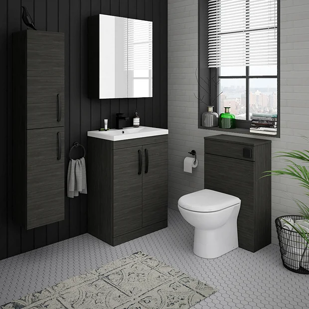 Klyn Bathroom 2 X Brooklyn Matt Black Additional Bar Handles - L210mm (196mm Centres) 3 Klyn Bathroom 2 X Brooklyn Matt Black Additional Bar Handles - L210mm (196mm Centres)