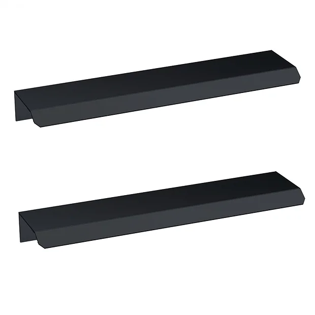 2 X Venice Matt Black Small Pull Handles 150mm 3 2 X Venice Matt Black Small Pull Handles 150mm