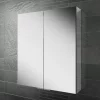 HIB Eris 60 Aluminium Mirror Cabinet -Vanity Unit Bathroom Suites 45200 l