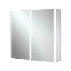 HIB Xenon 80 LED Mirror Cabinet -Vanity Unit Bathroom Suites 46200 l