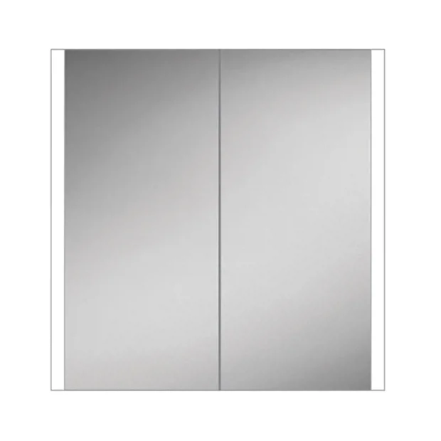 HIB Paragon 80 LED Illuminated Aluminium Mirror Cabinet 3 HIB Paragon 80 LED Illuminated Aluminium Mirror Cabinet