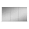 HIB Paragon 120 LED Illuminated Aluminium Mirror Cabinet -Vanity Unit Bathroom Suites 52100 d1
