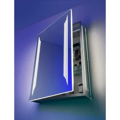 HIB Dimension 50 Bluetooth LED Illuminated Aluminium Mirror Cabinet 13 HIB Dimension 50 Bluetooth LED Illuminated Aluminium Mirror Cabinet -Vanity Unit Bathroom Suites 54500 d4