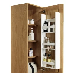 Miller - New York Tall Cabinet With Door Storage & Drawers - White -Vanity Unit Bathroom Suites 594h2 d1nnn