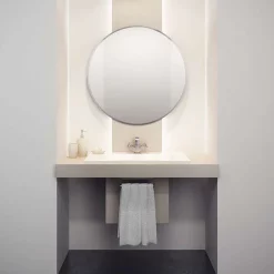 HIB Rondo Circular Bathroom Mirror -Vanity Unit Bathroom Suites 61504000 d1