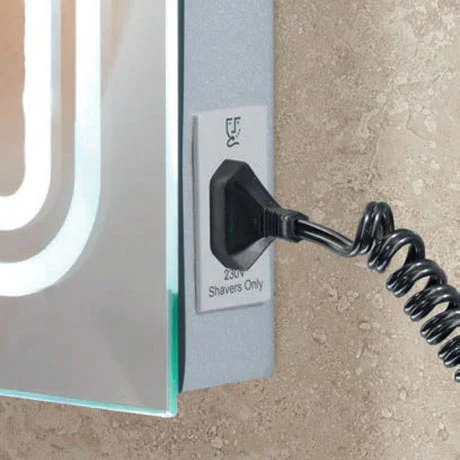 HIB Astral LED Mirror With Charging Socket 3 HIB Astral LED Mirror With Charging Socket