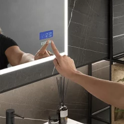 HIB Globe Plus 60 Bluetooth LED Illuminated Mirror -Vanity Unit Bathroom Suites 78721000 d1 1