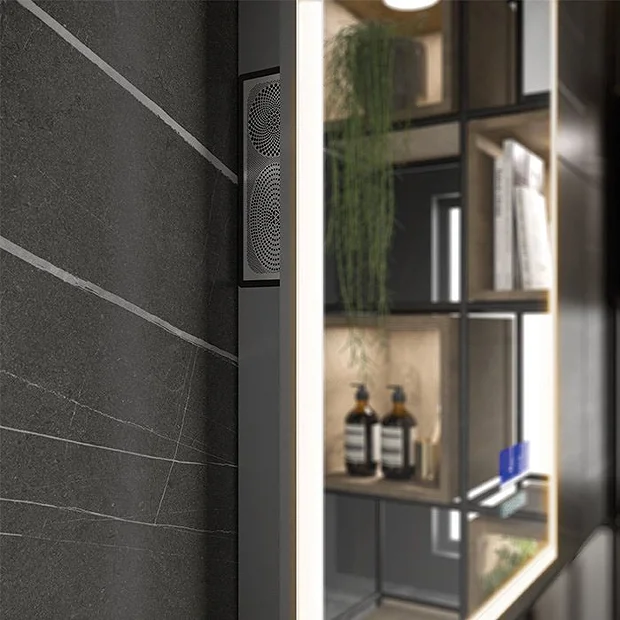 HIB Globe Plus 50 Bluetooth LED Illuminated Mirror 3 HIB Globe Plus 50 Bluetooth LED Illuminated Mirror