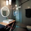 HIB Sphere 80 LED Ambient Round Mirror -Vanity Unit Bathroom Suites 78761000 d1