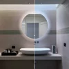 HIB Theme 60 LED Ambient Round Mirror -Vanity Unit Bathroom Suites 79110000 d1
