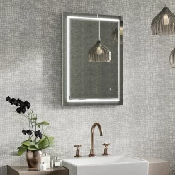 HIB Spectre 50 LED Illuminated Rectangular Mirror -Vanity Unit Bathroom Suites 79510000 d1