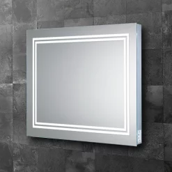 HIB Boundary 80 LED Ambient Rectangular Mirror -Vanity Unit Bathroom Suites 79540700 l