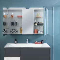 Villeroy & Boch Villeroy And Boch H746 X W1207mm My View One LED Illuminated Mirror Cabinet -Vanity Unit Bathroom Suites a441g300 d1 3