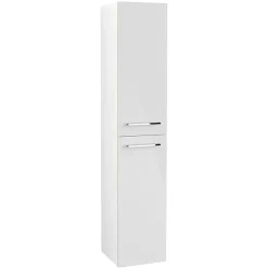 Villeroy & Boch Villeroy And Boch Avento Crystal White Wall Hung Tall Cabinet