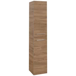 Villeroy & Boch Villeroy And Boch Avento Oak Kansas Wall Hung Tall Cabinet