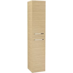 Villeroy & Boch Villeroy And Boch Avento Nordic Oak Wall Hung Tall Cabinet