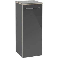 Villeroy & Boch Villeroy And Boch Avento Crystal Grey Wall Hung Side Cabinet