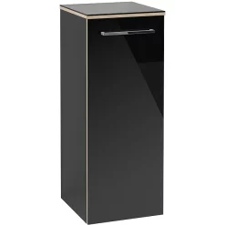 Villeroy & Boch Villeroy And Boch Avento Crystal Black Wall Hung Side Cabinet