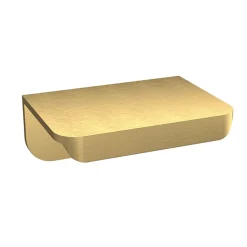 Arezzo Matt Grey Mirrored Wall Hung Tall Storage Cabinet With Brushed Brass Handles -Vanity Unit Bathroom Suites arz263bb d1