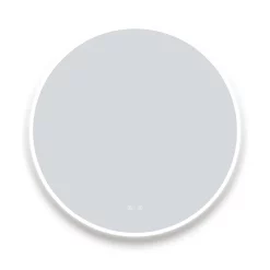 Arezzo 800mm Large Round LED Illuminated Anti-Fog Mirror + Bluetooth -Vanity Unit Bathroom Suites az045 d1n