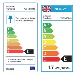 Arezzo 800mm Large Round LED Illuminated Anti-Fog Mirror + Bluetooth -Vanity Unit Bathroom Suites az045 d2n