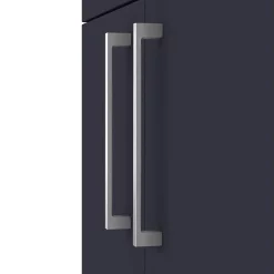 Arezzo 1100 Matt Blue Semi-Recessed Square Combination Vanity Unit (Chrome Flush & Handles) 10 Arezzo 1100 Matt Blue Semi-Recessed Square Combination Vanity Unit (Chrome Flush & Handles) -Vanity Unit Bathroom Suites az11bcsh d1