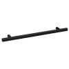 1 X Arezzo Industrial Style Knurled 'T' Bar Matt Black Handle (192mm Centres) -Vanity Unit Bathroom Suites az22l