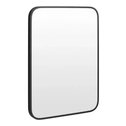 Arezzo Matt Black 700 X 500 Rectangular Mirror 9 Arezzo Matt Black 700 X 500 Rectangular Mirror -Vanity Unit Bathroom Suites az57mb l 1
