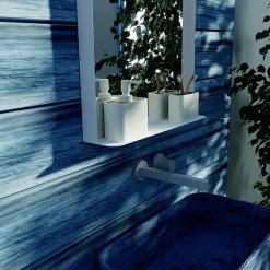 Arezzo Matt White 500 X 750mm Mirror With Shelf