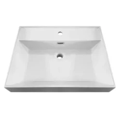 Arezzo 600 Concrete-Effect Matt Black Framed Vanity Unit + Square Toilet -Vanity Unit Bathroom Suites az6cb2dwc d2