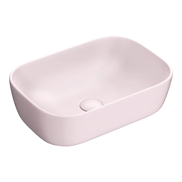 Arezzo 600 Grey Floor Standing Unit With Pink Rectangular Counter Top Basin + Toilet Pack 7 Arezzo 600 Grey Floor Standing Unit With Pink Rectangular Counter Top Basin + Toilet Pack - Image 5