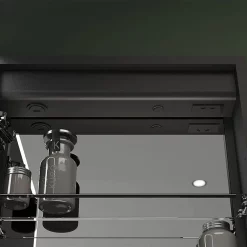 Arezzo 500 X 700mm Recessed LED Illuminated Bathroom Mirror Cabinet With Shaver Socket & Anti-Fog