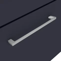 Arezzo Blue Wall Hung Sink Vanity Unit + Toilet Package With Chrome Handle -Vanity Unit Bathroom Suites azbchwhp1 d3