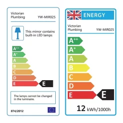 Arezzo 600mm Round Colour Changing LED Illuminated Bathroom Mirror With Bluetooth + Anti-Fog 11 Arezzo 600mm Round Colour Changing LED Illuminated Bathroom Mirror With Bluetooth + Anti-Fog -Vanity Unit Bathroom Suites azmir025 d2