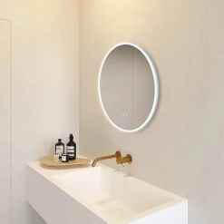 Arezzo 600mm Round Colour Changing LED Illuminated Bathroom Mirror With Bluetooth + Anti-Fog 13 Arezzo 600mm Round Colour Changing LED Illuminated Bathroom Mirror With Bluetooth + Anti-Fog -Vanity Unit Bathroom Suites azmir025 d4
