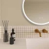 Arezzo 600mm Round Colour Changing LED Illuminated Bathroom Mirror With Bluetooth + Anti-Fog -Vanity Unit Bathroom Suites azmir025 d5