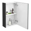 Klyn Bathroom Brooklyn 450mm Gloss Grey Bathroom Mirror Unit -Vanity Unit Bathroom Suites b45mggd4